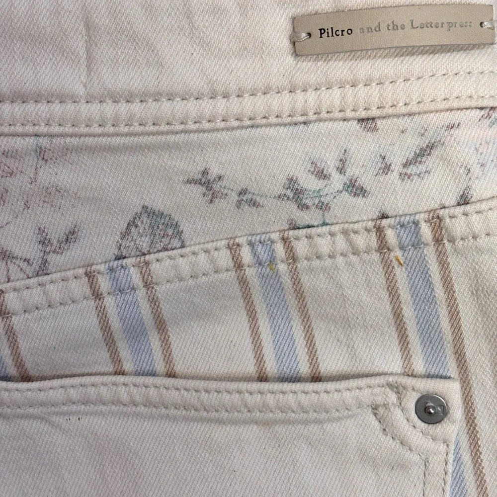 Anthropologie Pilcro Fleur High-Rise Slim Boyfriend Jeans Size 28 - Picture 12 of 13